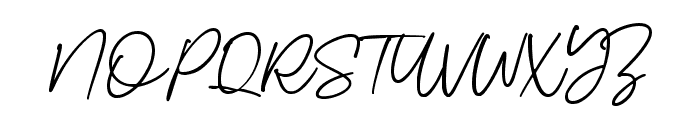 Bellany Signature Font UPPERCASE