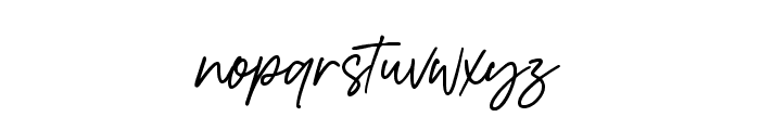Bellany Signature Font LOWERCASE