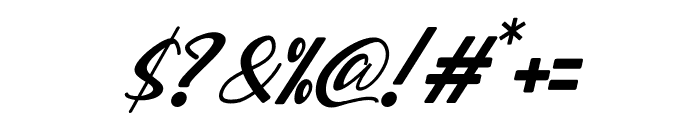 Bellarin Italic Font OTHER CHARS