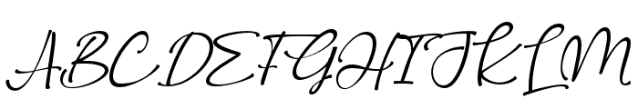 Bellarosa-Italic Font UPPERCASE