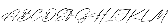 Bellastory Italic Font UPPERCASE