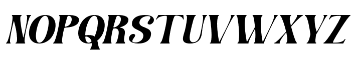 Bellavore Italic Font UPPERCASE