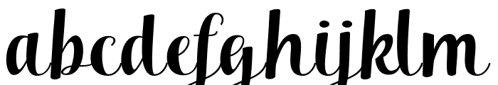 Belle Elida Font LOWERCASE