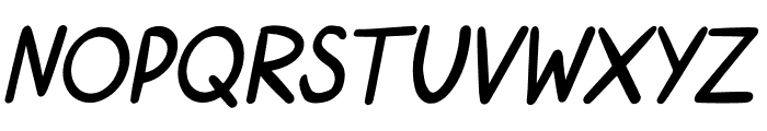 Bellfast Bold Italic Font UPPERCASE