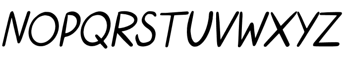 Bellfast Italic Font UPPERCASE