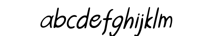 Bellfast Italic Font LOWERCASE