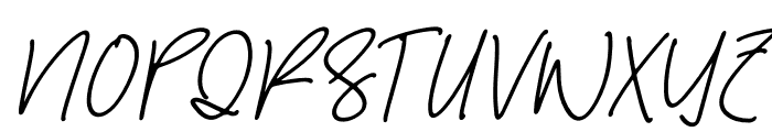 Belligna Sunkiss Italic Font UPPERCASE