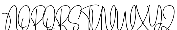 Bellina Signature Font UPPERCASE