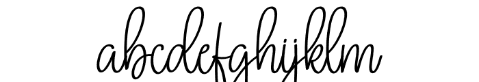 Bellina Signature Font LOWERCASE