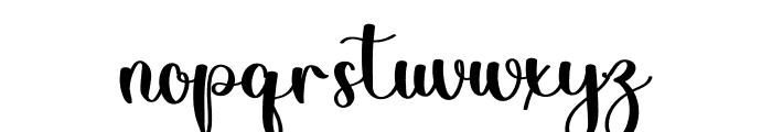 Bellisda Font LOWERCASE