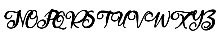 Bellissa-Italic Font UPPERCASE