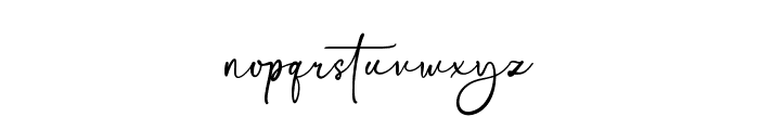 Bellissa Signature Font LOWERCASE