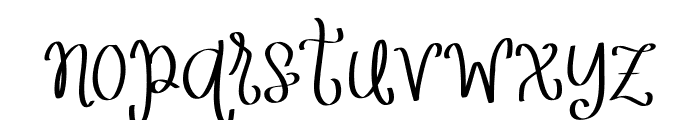 Bellissima font Font LOWERCASE