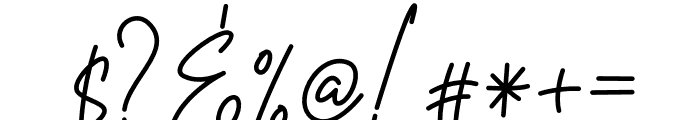 Bellisya Signature Font OTHER CHARS