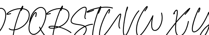 Bellisya Signature Font UPPERCASE