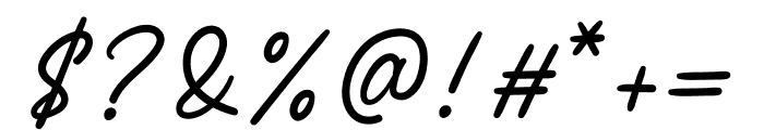 Bellmetta Signature Font OTHER CHARS