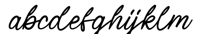 Bellmetta Signature Font LOWERCASE