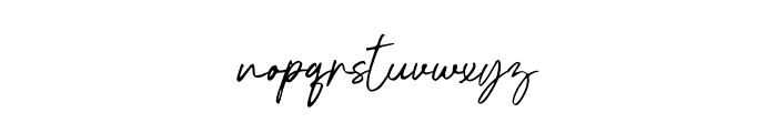 Belloan Signature Font LOWERCASE