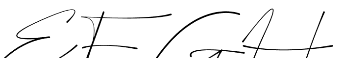 Bellogia Signature Font UPPERCASE