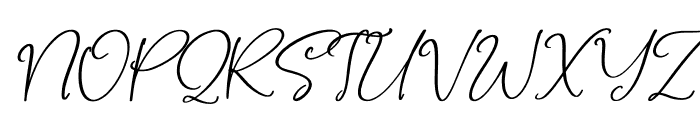 Belloty Signatone Italic Font UPPERCASE