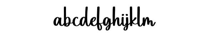 Bellowingsky Font LOWERCASE