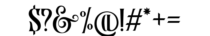 Bellvast-Regular Font OTHER CHARS
