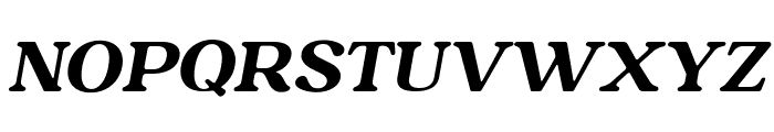Belora Vintage Oblique Font UPPERCASE