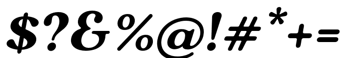 BeloraVintage-Oblique Font OTHER CHARS