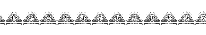 Belove Monogram Font LOWERCASE