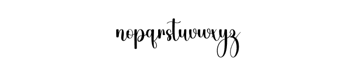 Beloved Candy Font LOWERCASE