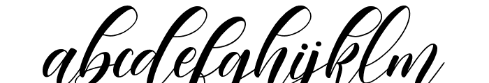 Beloved Christmas Font LOWERCASE