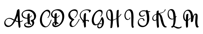 Beloved Chubby Font UPPERCASE