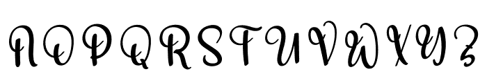 Beloved Chubby Font UPPERCASE