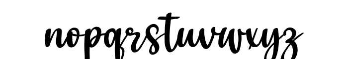 Beloved Chubby Font LOWERCASE