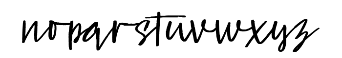 Beloved Dreams Font LOWERCASE