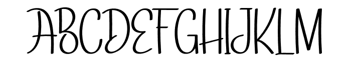 Beloved Grandma Font UPPERCASE
