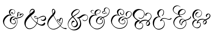 Beloved Monogram Font OTHER CHARS
