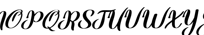 Belsani Script Regular Font UPPERCASE
