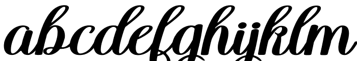 Belsani Script Regular Font LOWERCASE