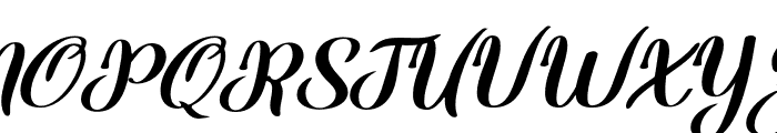 BelsaniScript-Regular Font UPPERCASE