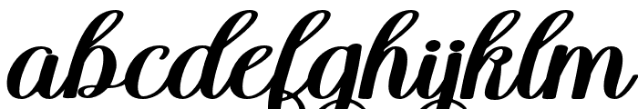 BelsaniScript-Regular Font LOWERCASE