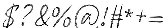 Beltanira Signature Font OTHER CHARS