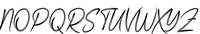 Beltanira Signature Font UPPERCASE