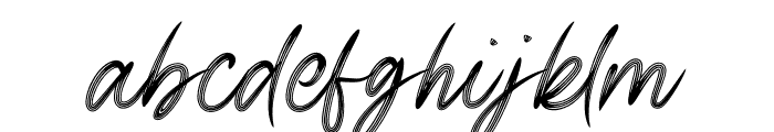 Beltanira Signature Font LOWERCASE