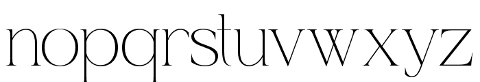 Belvina Regular Font LOWERCASE