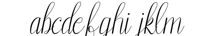 Belynti Script Font LOWERCASE