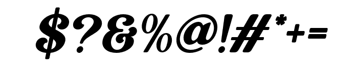 Belyora Italic Font OTHER CHARS
