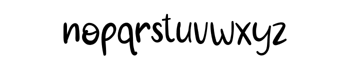 Bemba Font LOWERCASE