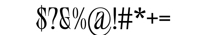 Bemore Serif Font OTHER CHARS
