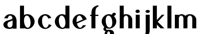 Ben-ExtraBold Font LOWERCASE